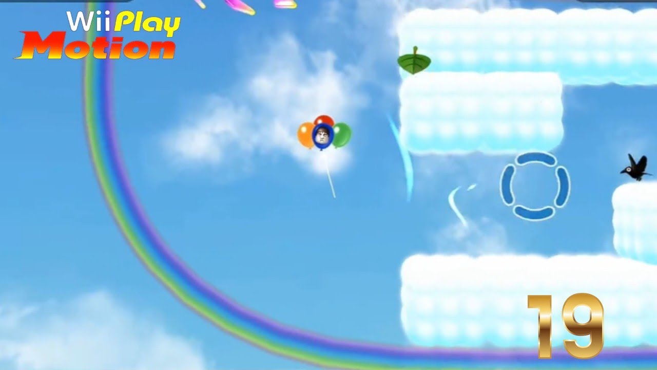 Wii Play Motion: 19 🎈 1 globo, 2 globos ~ 1 Jugador