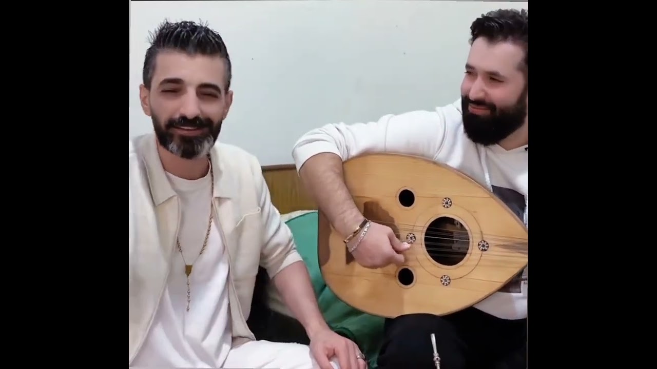  محاورة عتابا سيمون صقر ويمان ابراهيم مع العود 