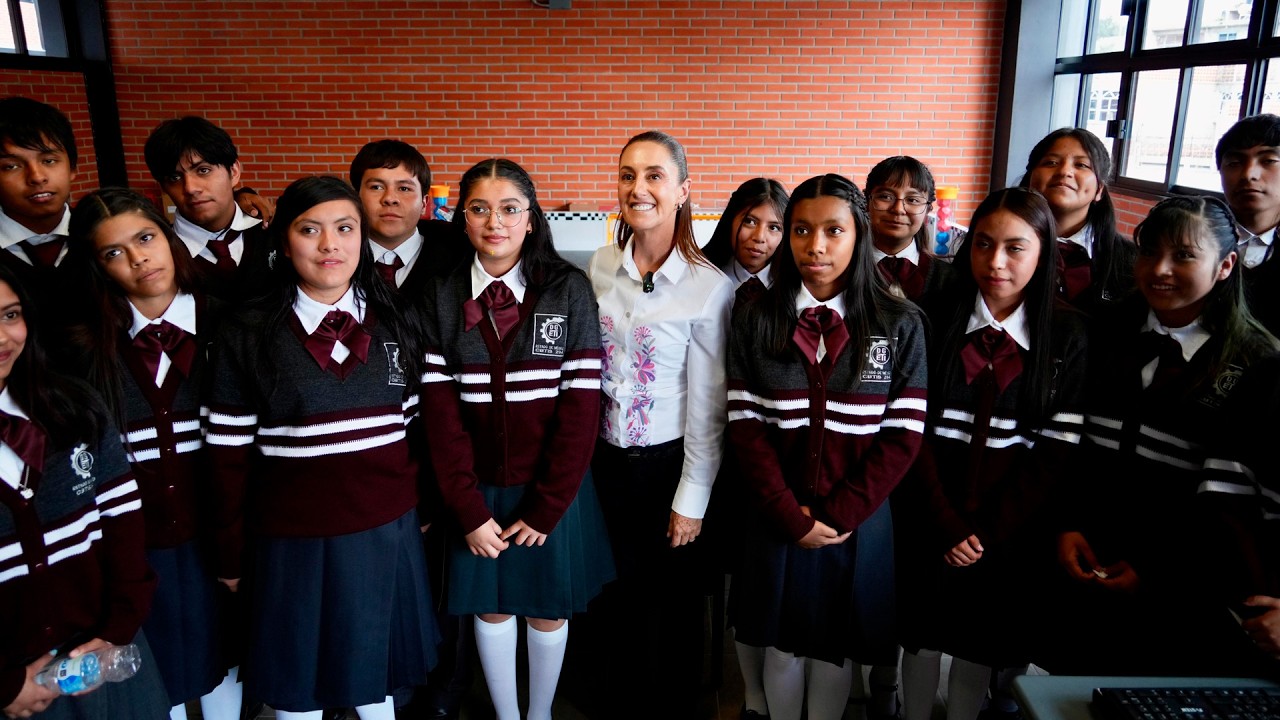 Inauguración de Bachillerato Nacional. Chimalhuacán, Estado de México