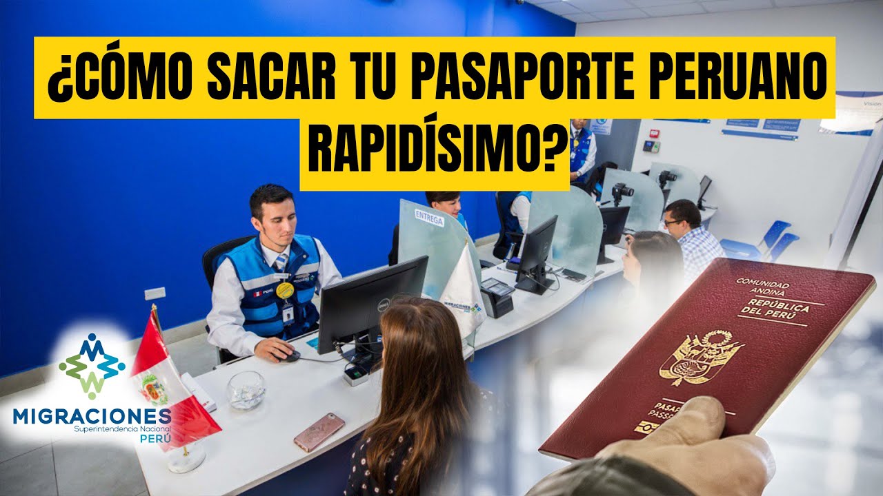 COMO SACAR PASAPORTE PERUANO EN HORAS  (RAPIDÍSIMO) - AMOR 1.8
