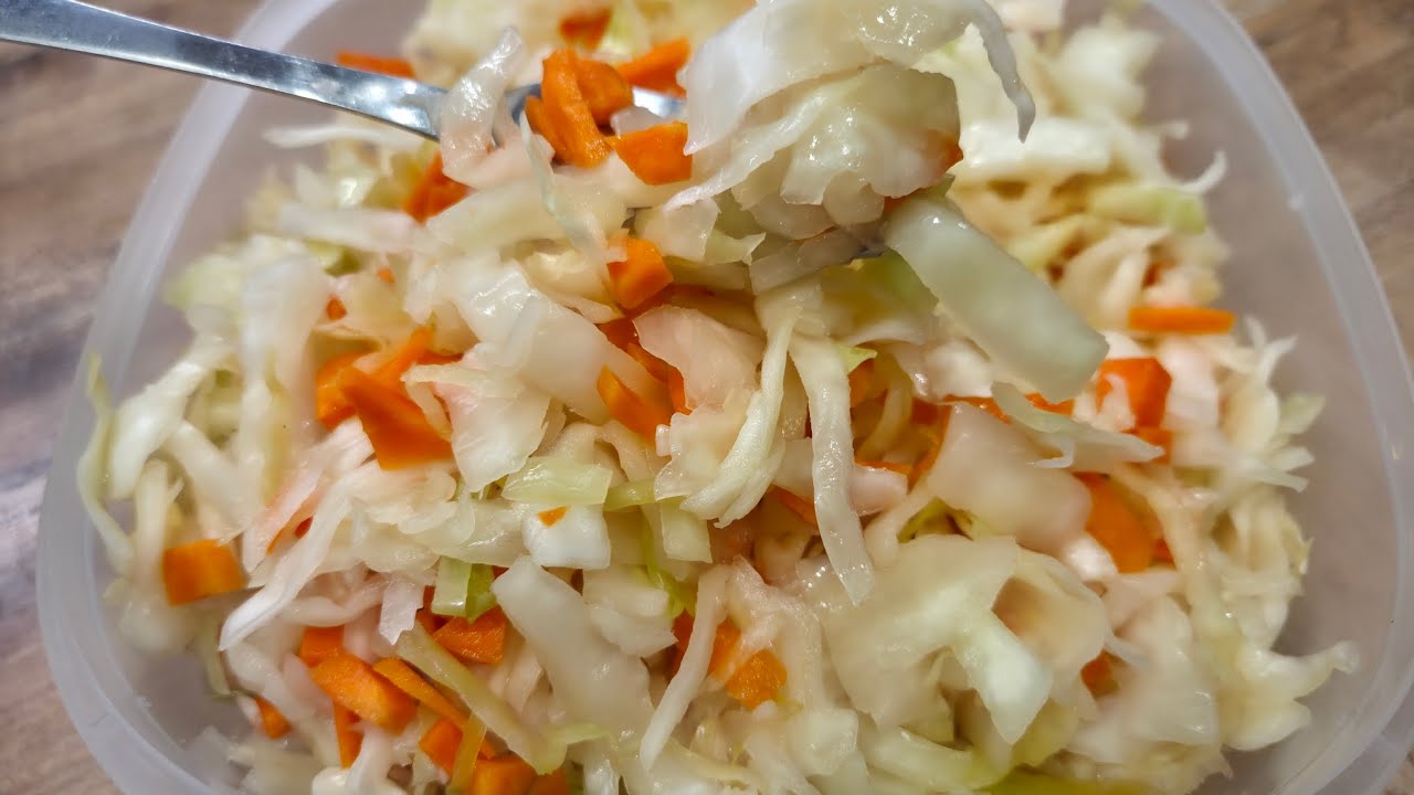 How to cook fermented cabbage. Recipe. 
