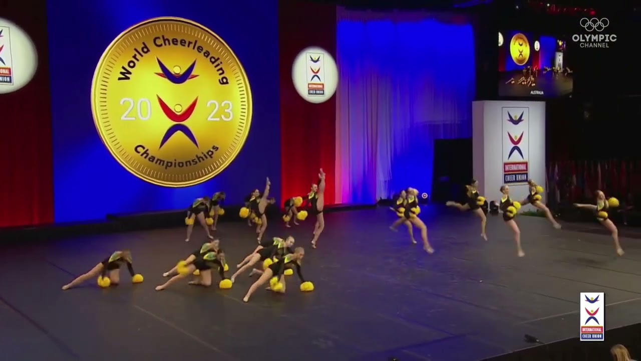 2023 ICU Worlds Pom - Team Australia
