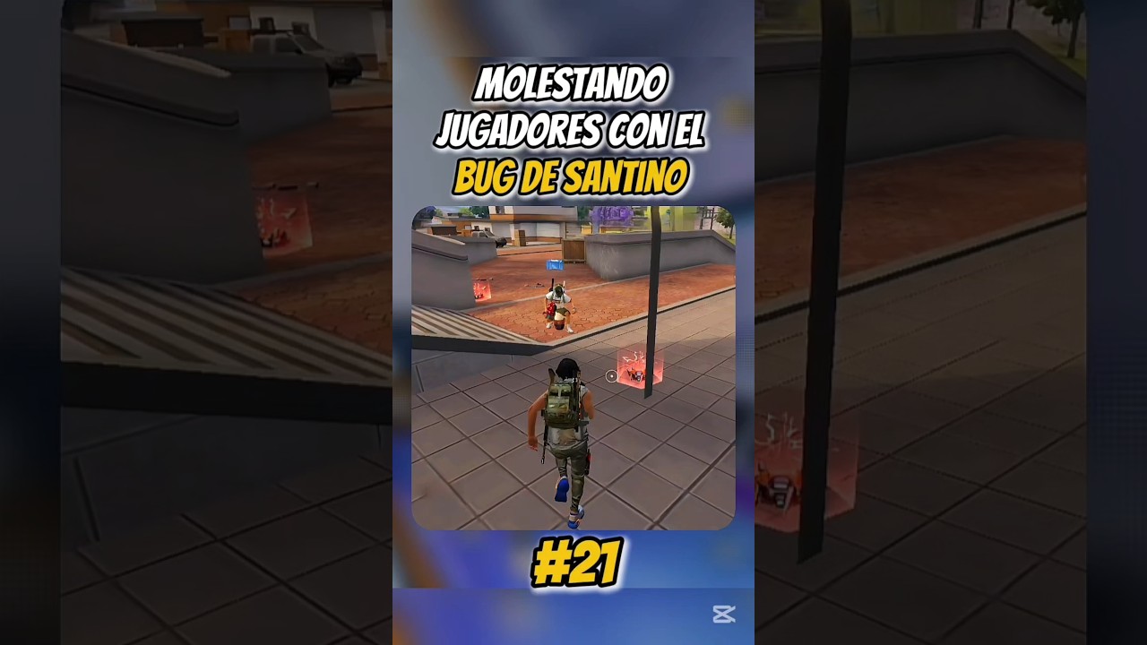 &iexcl;Molestando Jugadores con el Bug de Santino P21! Nuevo lugar 🤑😆😆 #freefire #bugfreefire #humor