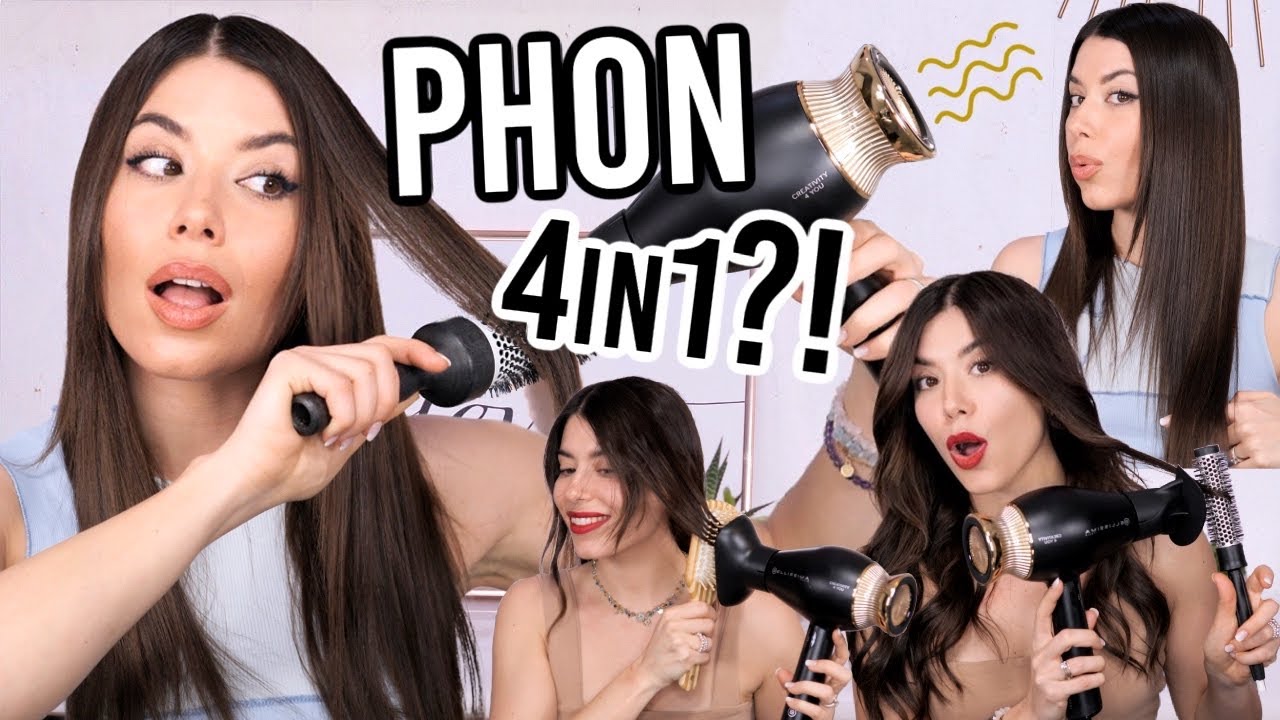CAPELLI PERFETTI LISCI / MOSSI / RICCI con il PHON?!🤔 PROVIAMO!!!