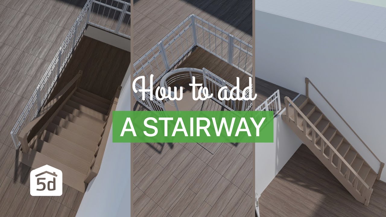 How to add a stairway between 2 floors with Planner 5D