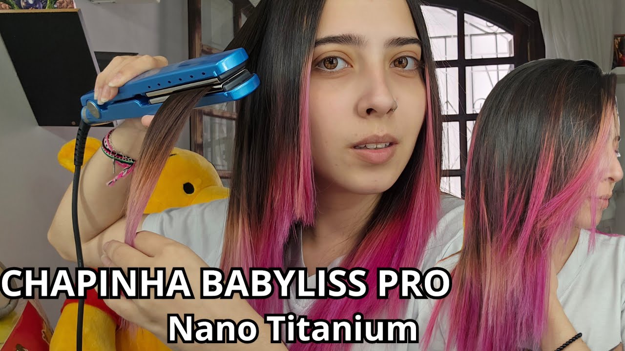 COMPREI A CHAPINHA BABYLISS PRO NANO TITANIUM - SUBIU CHEIRO DE QUEIMADO!