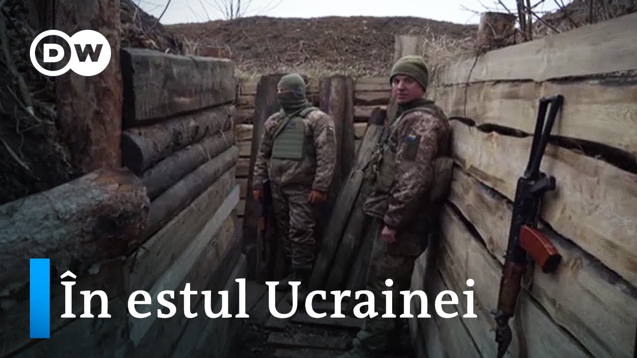 Viața în apropierea frontului din Ucraina de Est: 