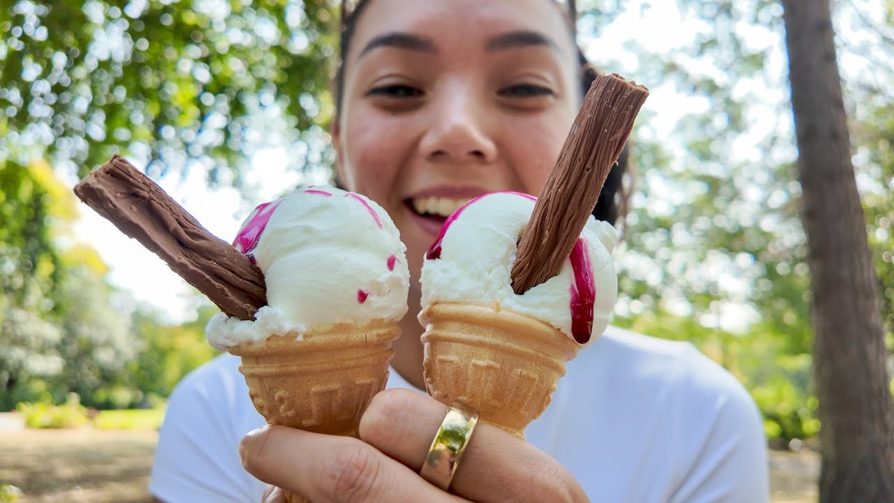 ice creams with Alfie 