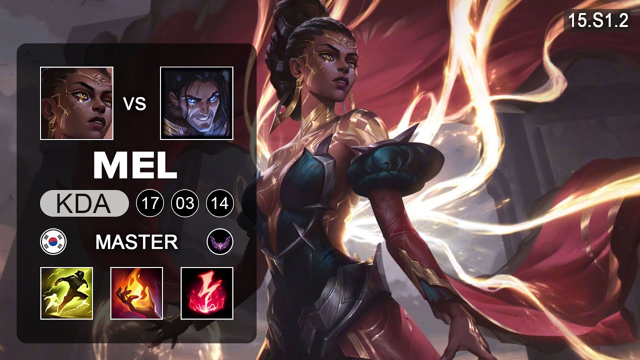 Mel vs Sylas Mid - KR Master - Patch 15.S1.2 Season 15