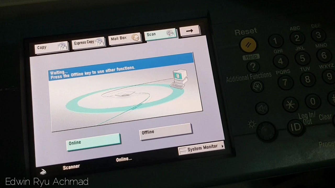 Scan-Online || Canon iR || Microsoft Clip Organizer