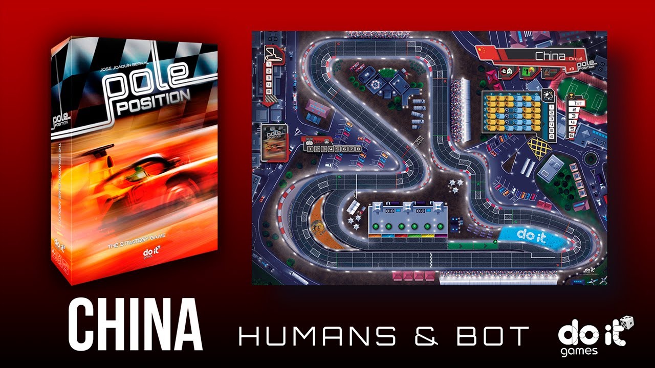 Pole Position race, humans & bot