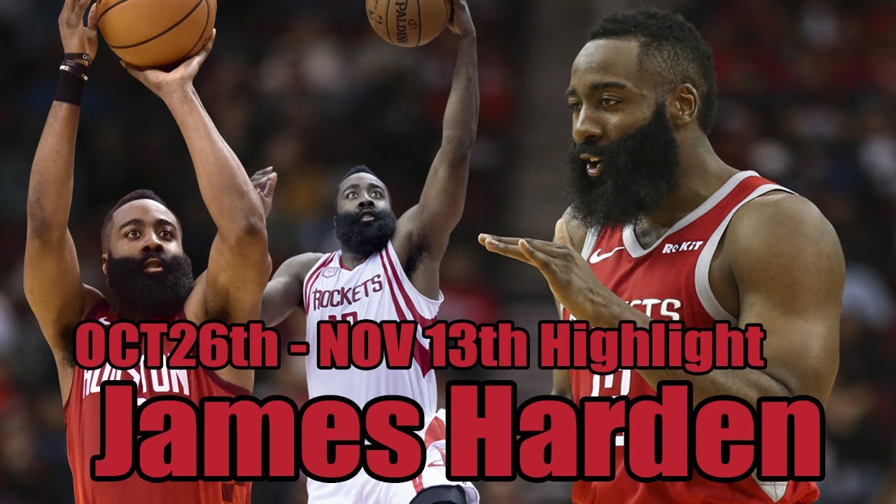 NBA界の魔術師　ジェームス ハーデン ハイライト James Harden  Highlight OCT26th-NOV 13th