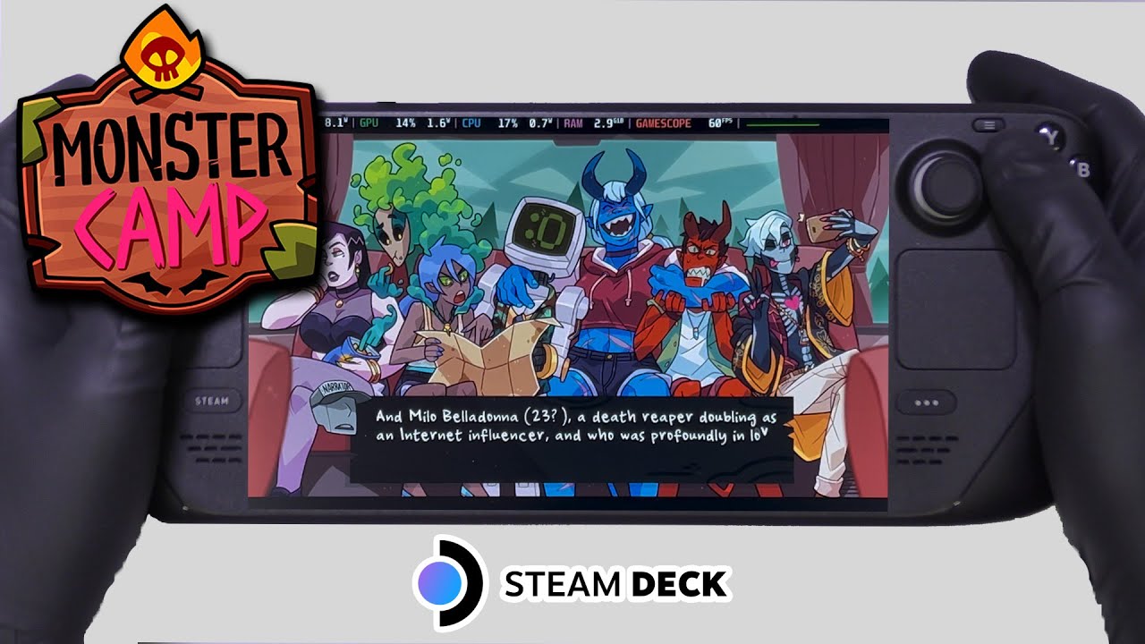Monster Prom 2 Monster Camp | Steam Deck Gameplay | Steam OS