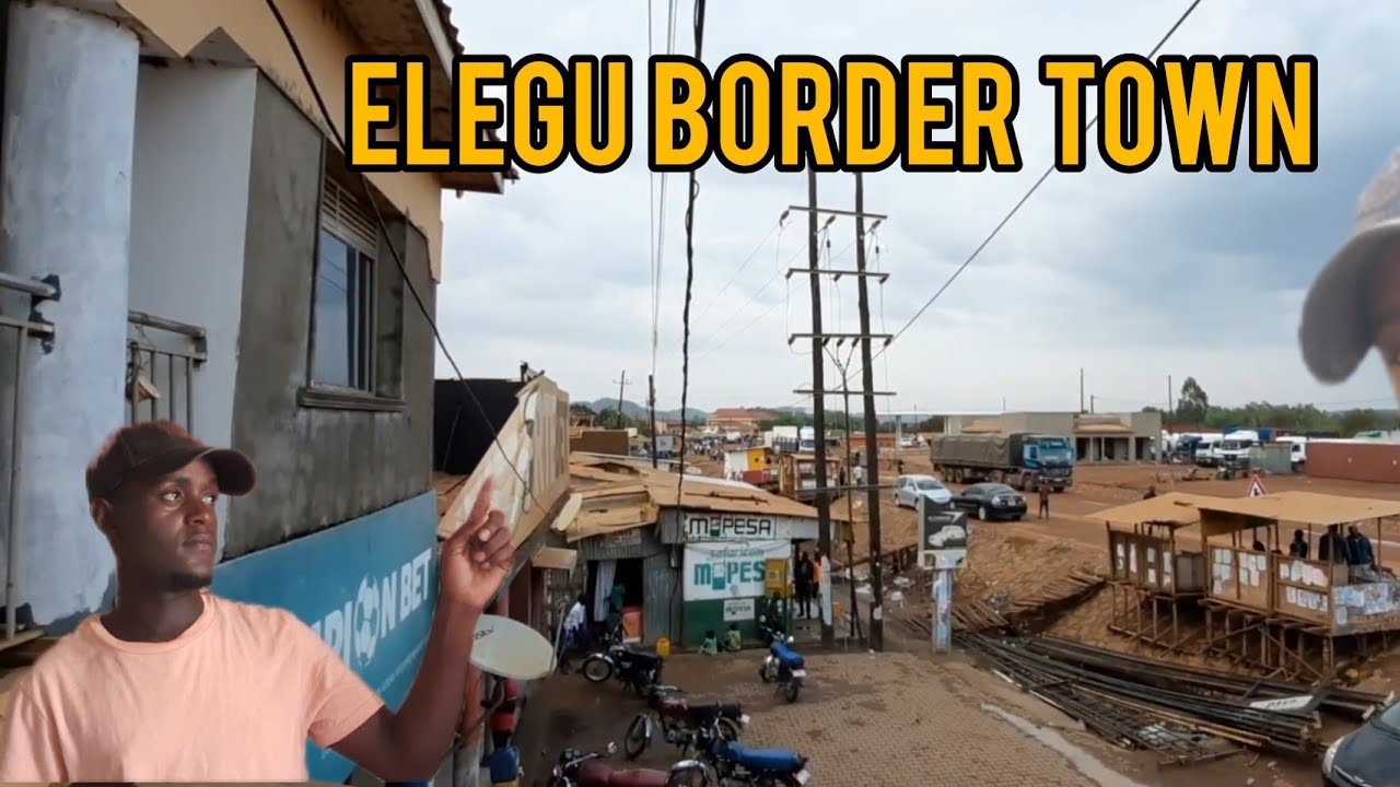 This is elegu border between ugandan and South sudan 🇸🇸