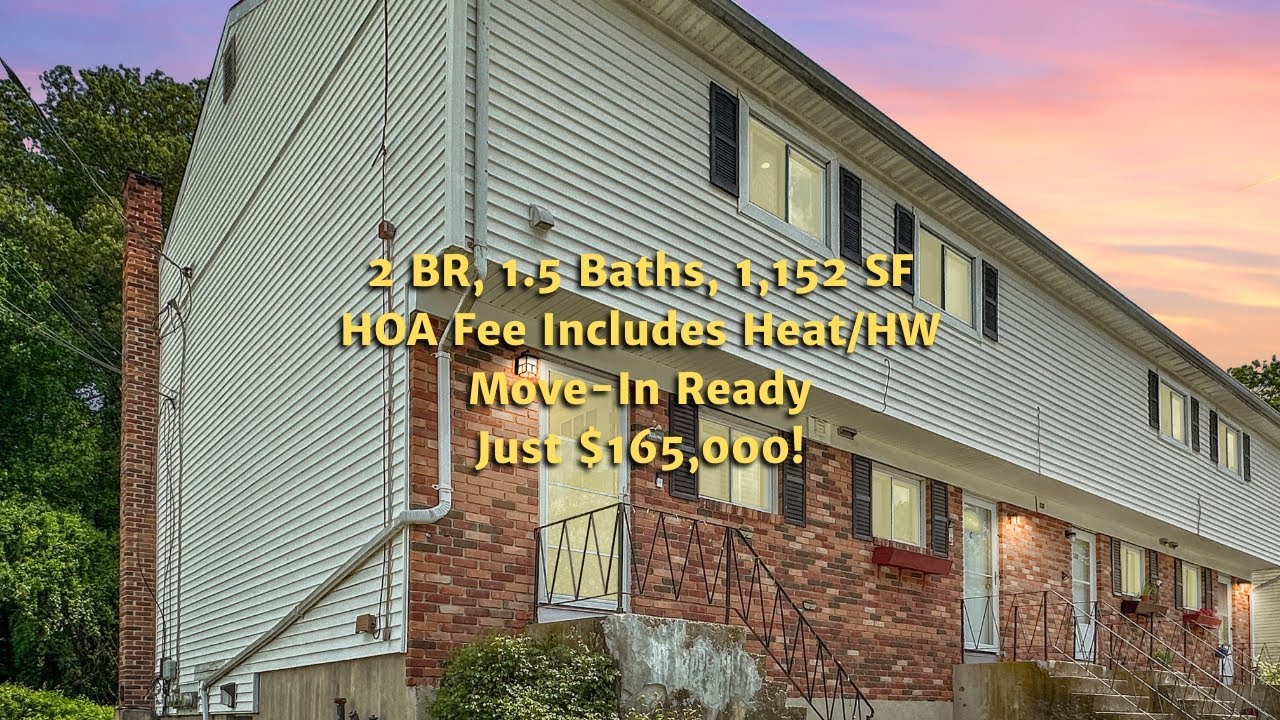 Tour This Move-In Ready Townhouse in Uncasville, CT | Updated Kitchen + Private Deck | $165,000