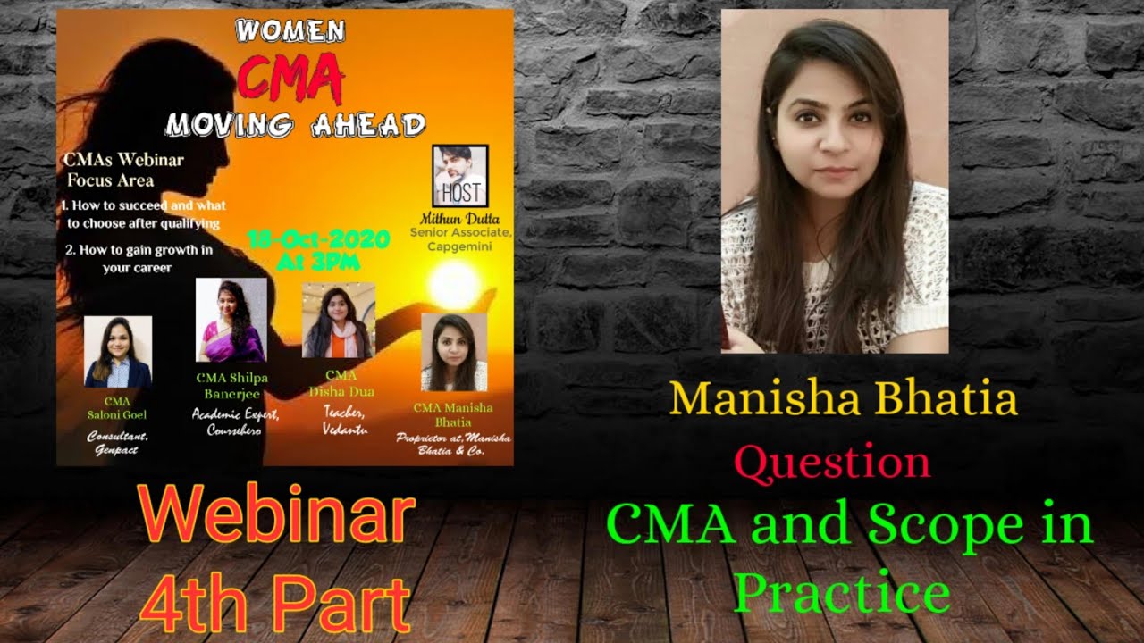 CMA and Scope in PRACTICE