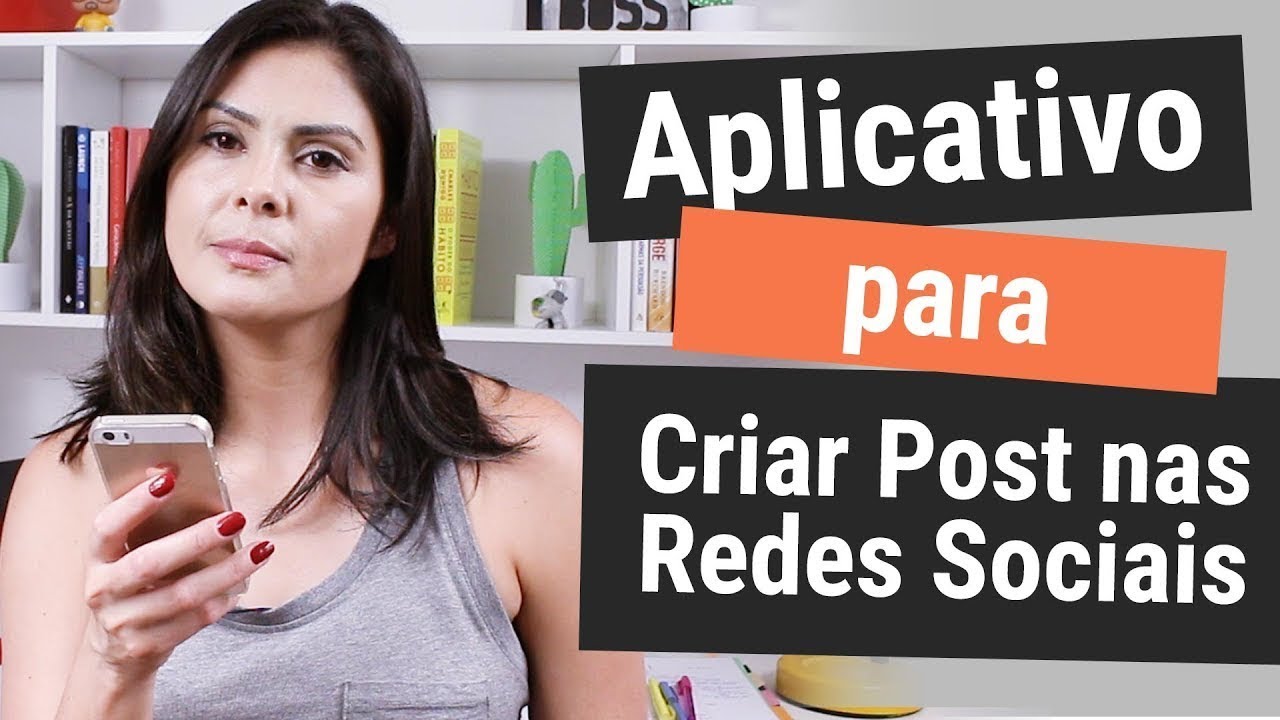 📱 Como Criar Post para REDES SOCIAIS de forma fácil e gratuita - Com App Sparkpost p/ celular e web