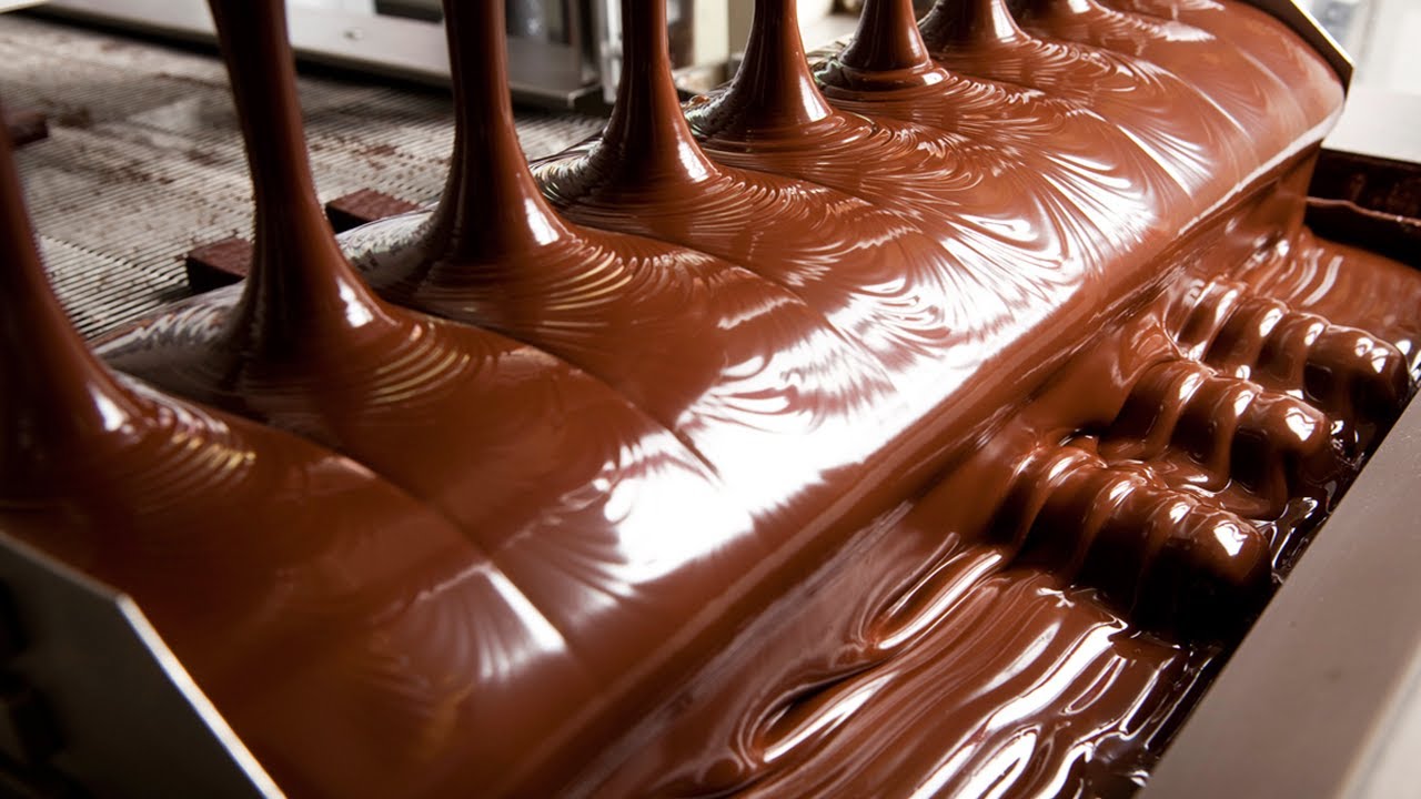 How Chocolate Is Made from Cocoa Beans | Chocolate Factory Tour