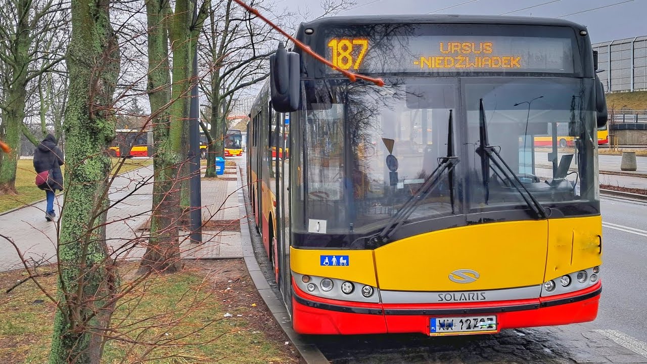 WARSZAWA 187 BUS: URSUS-NIEDŹWIADEK - CHEŁMSKA - URSUS-NIEDŹWIADEK
