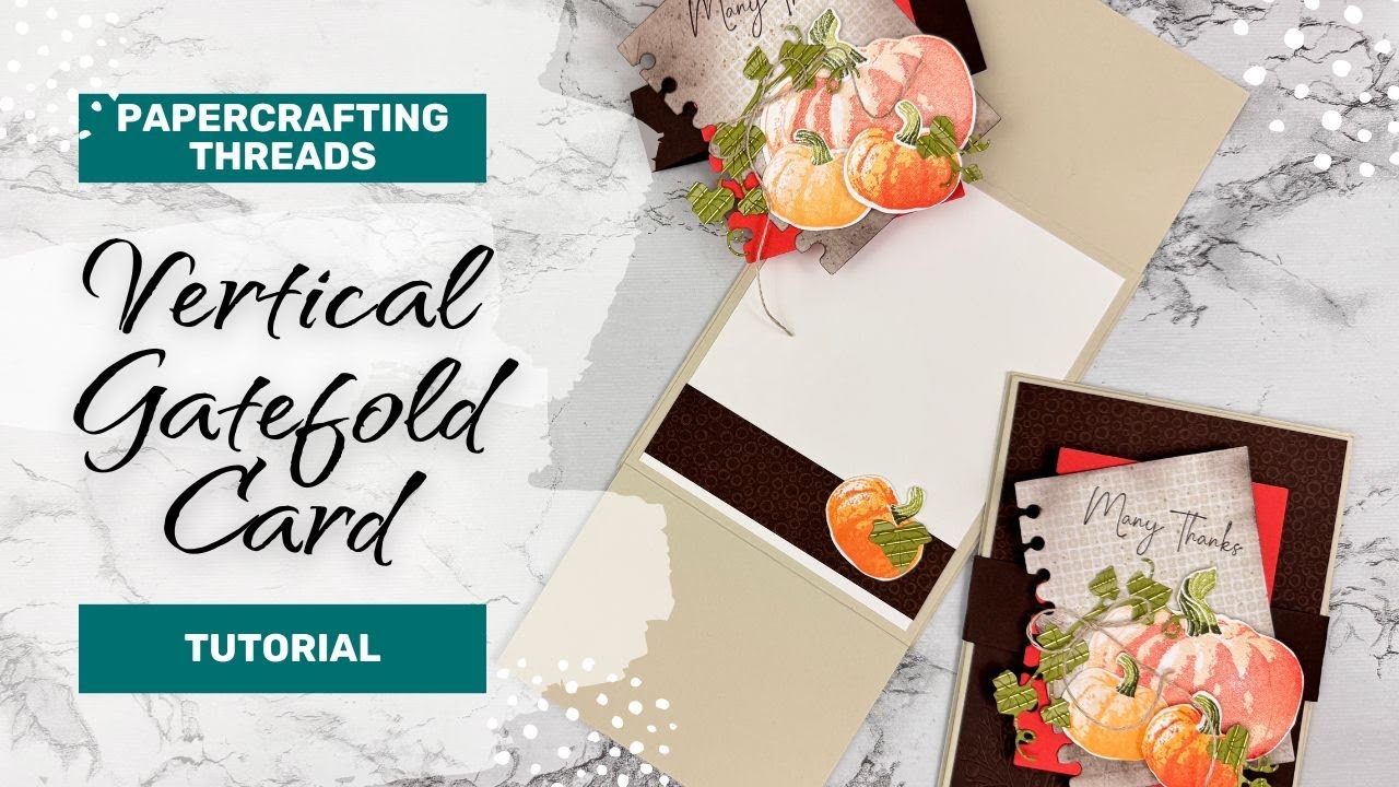 Vertical Gatefold Card Tutorial