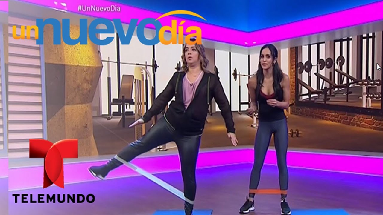 Tonifica tus piernas y tus pompis con estos ejercicios | Un Nuevo Día | Telemundo