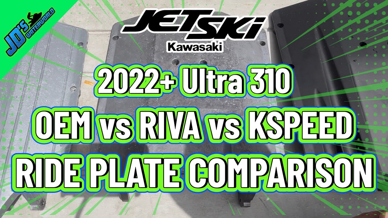 Сравнение пластин подвески между OEM, Riva Racing и Kspeed для гидроцикла Kawasaki Ultra 310 2022+
