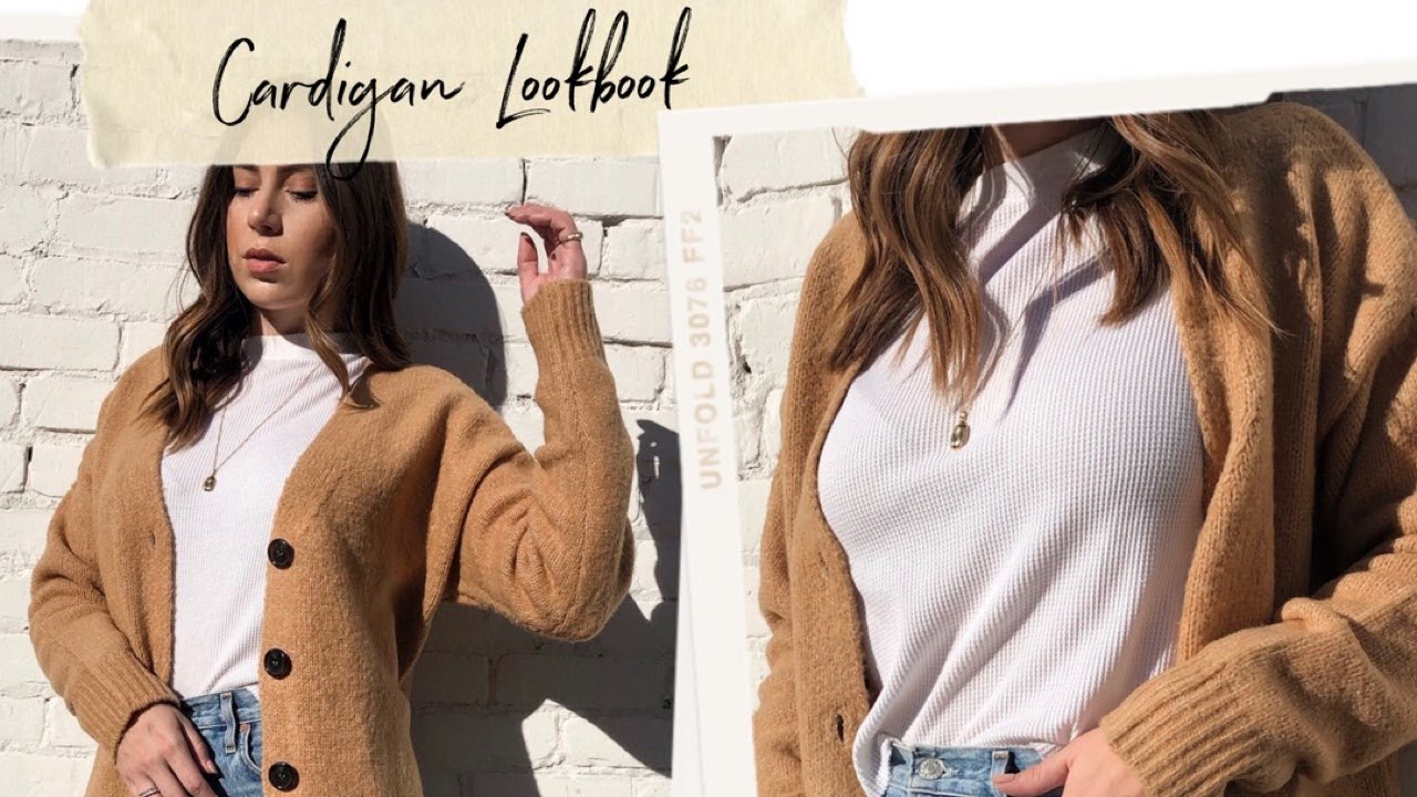 Cardigan Look Book - STYLED 5 WAYS!