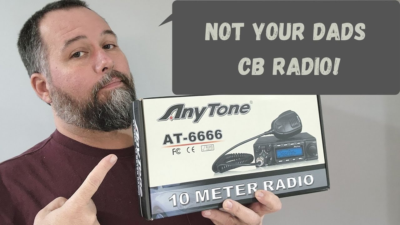 Unboxing and size comparison of my new CB, the Anytone AT-6666