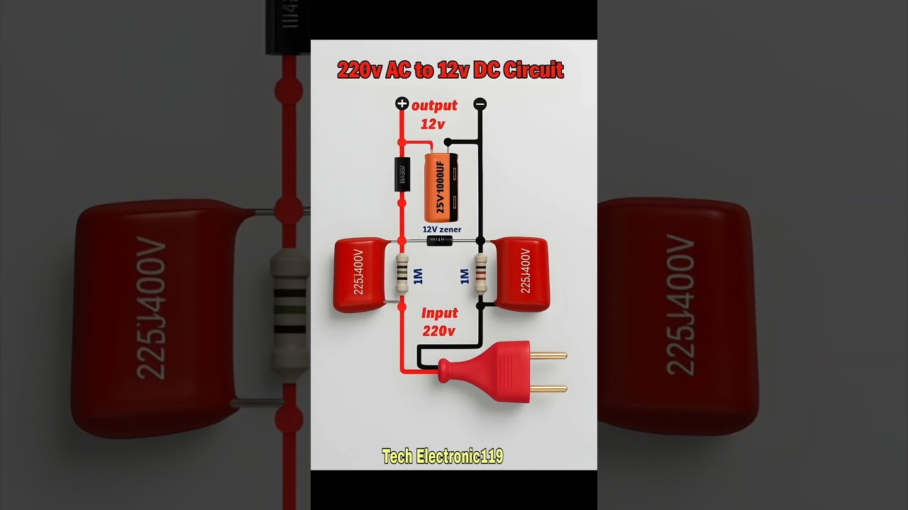 ⚡How to Make 12V Battery Charger at Home 🔋 | Easy DIY Charger Circuit #Shorts #battery #electronics