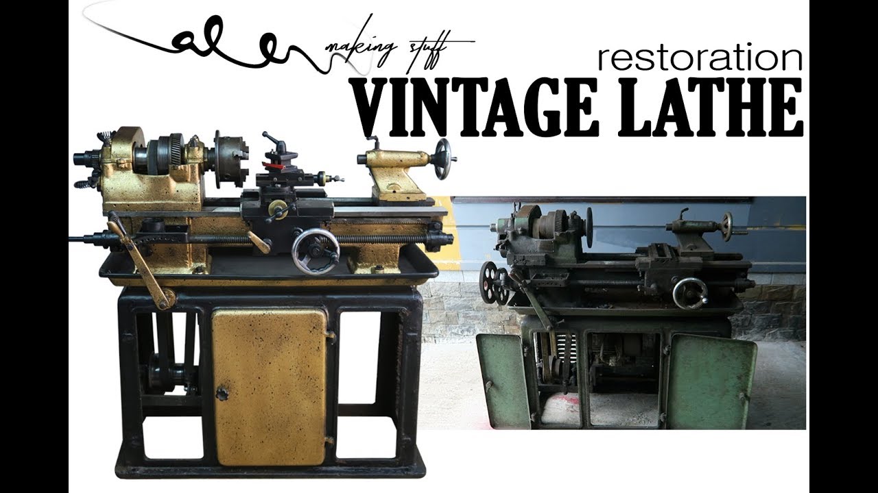 Vintage lathe restoration