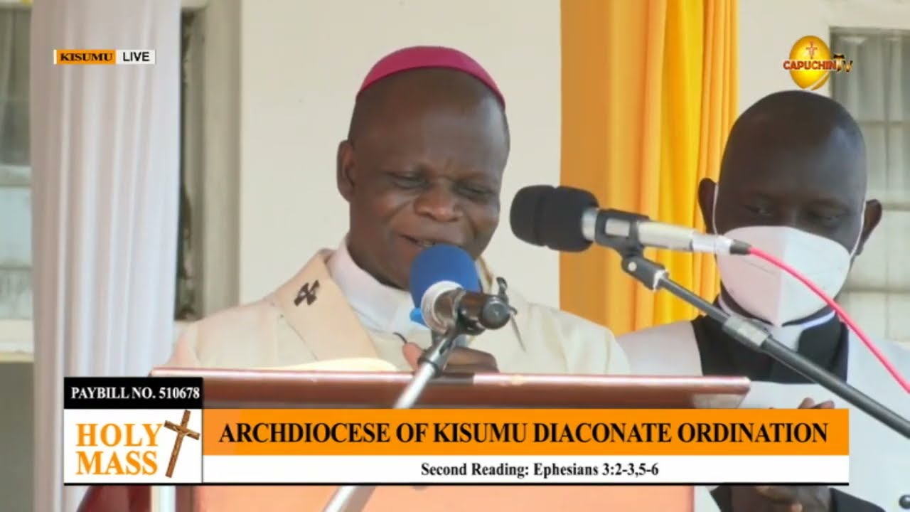 06-01-2024 | CAPUCHIN TV LIVE | Archdiocese of Kisumu Diaconate Ordination