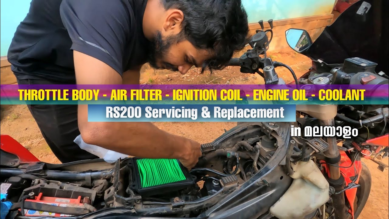 RS200 Full servicing and Replacement| Detailed video in മലയാളം ❤️