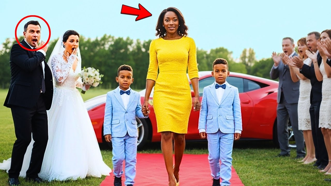 MILIONÁRIO CONVIDA EX MULHER POBRE PARA HUMILHAR… MAS ELA CHEGA DE FERRARI COM GÊMEOS E CALA TODOS!