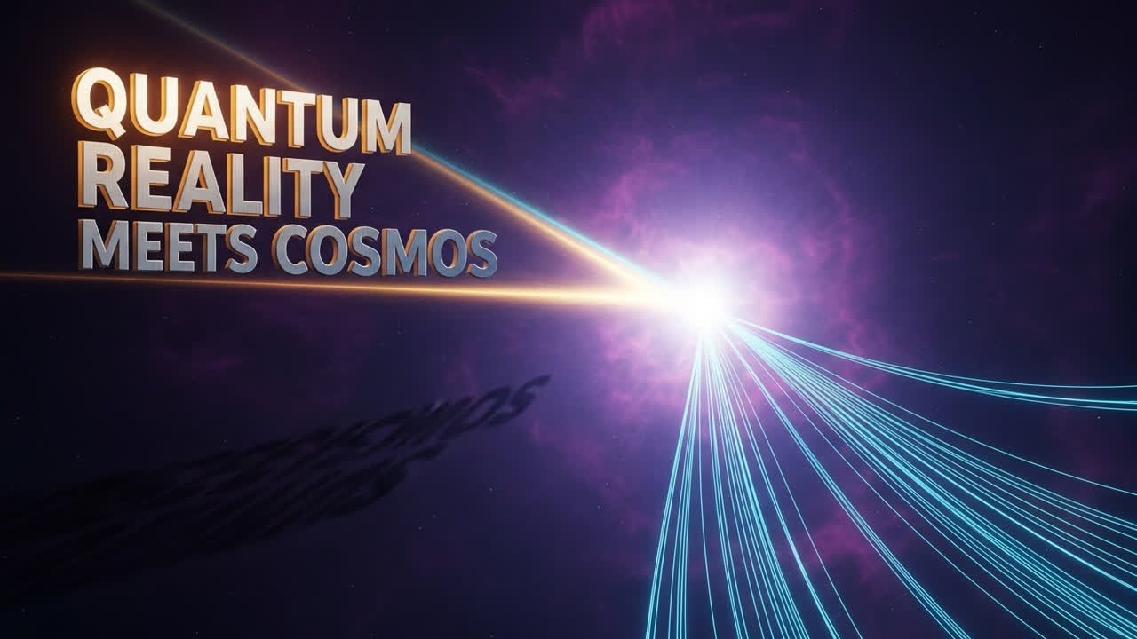 Where Tiny Particles Meet the MASSIVE Scale of the Universe