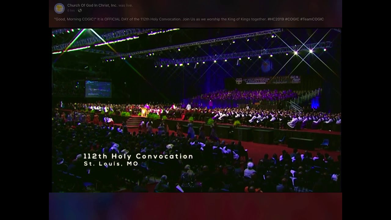 112th COGIC Holy Convocation Official Day Praise Break