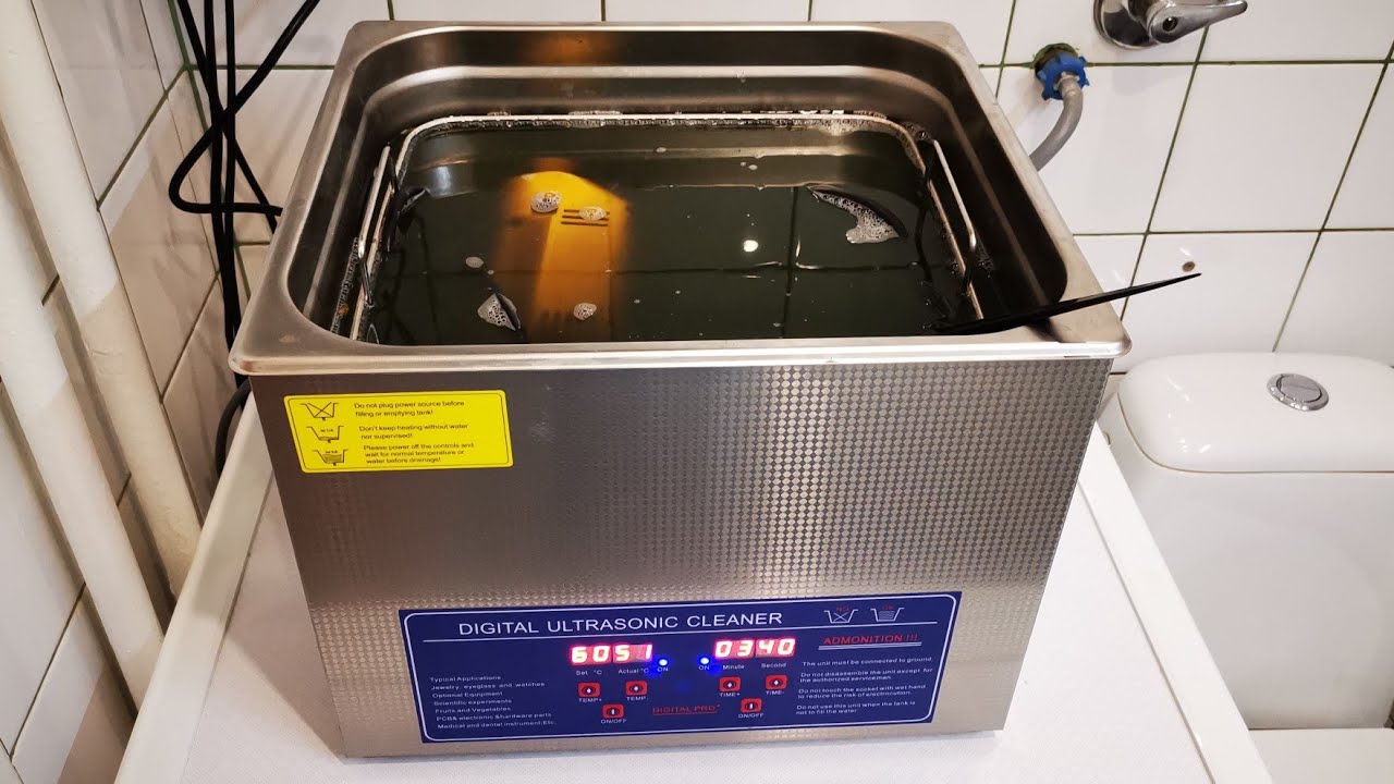Test myjki ultradźwiękowej 15L. 400W.