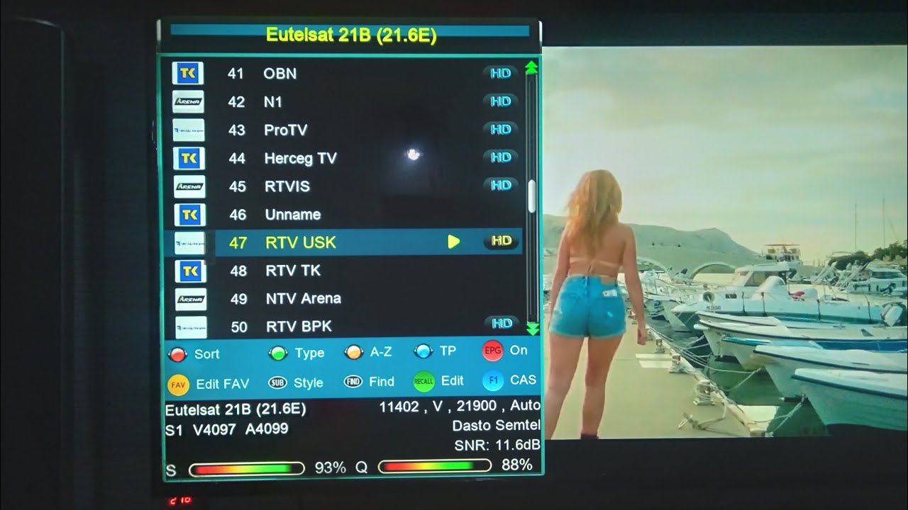 Eutelsat21e par 10 new channel new update 18/12/2025