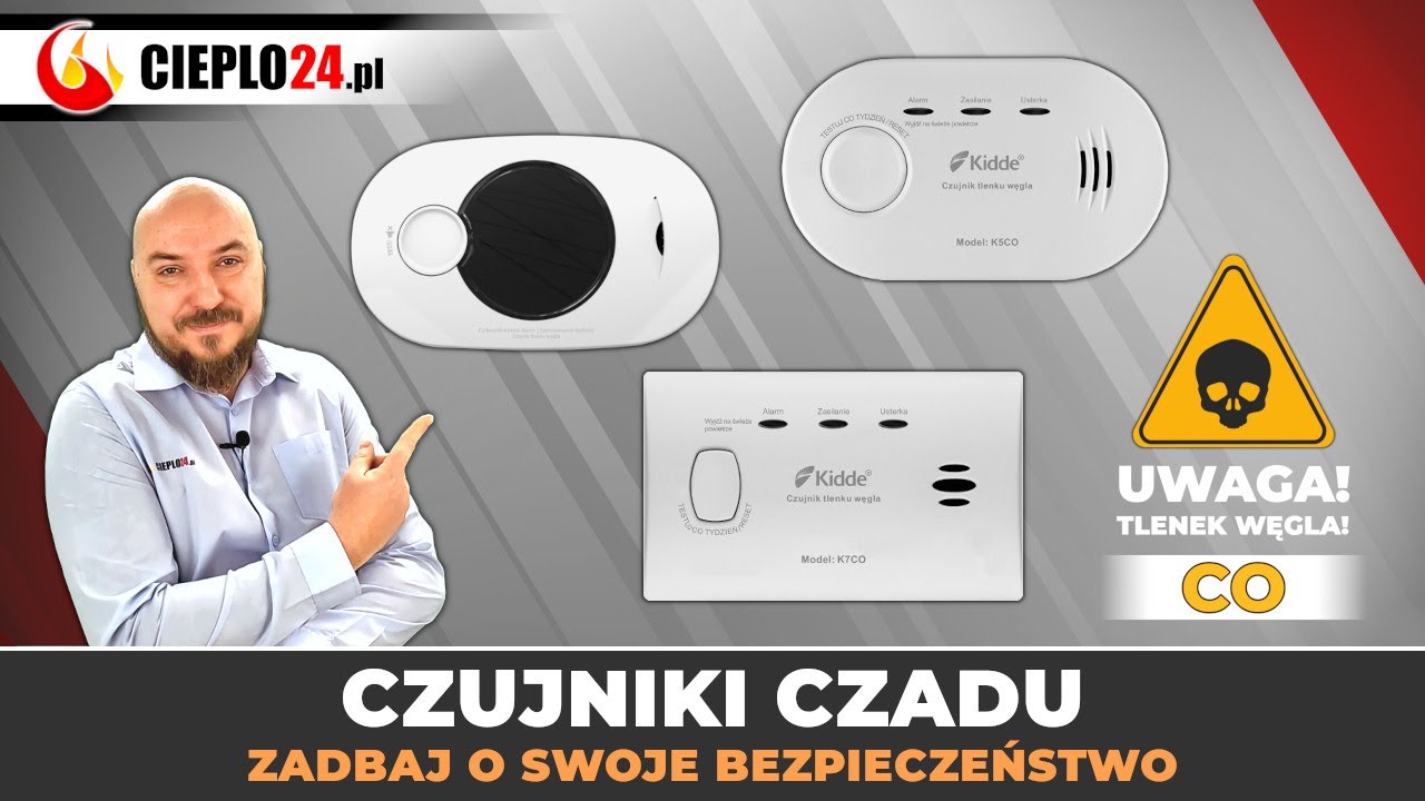 Wszystko o czujnikach czadu - Te urządzenia ratują Twoje życie! | Cieplo24