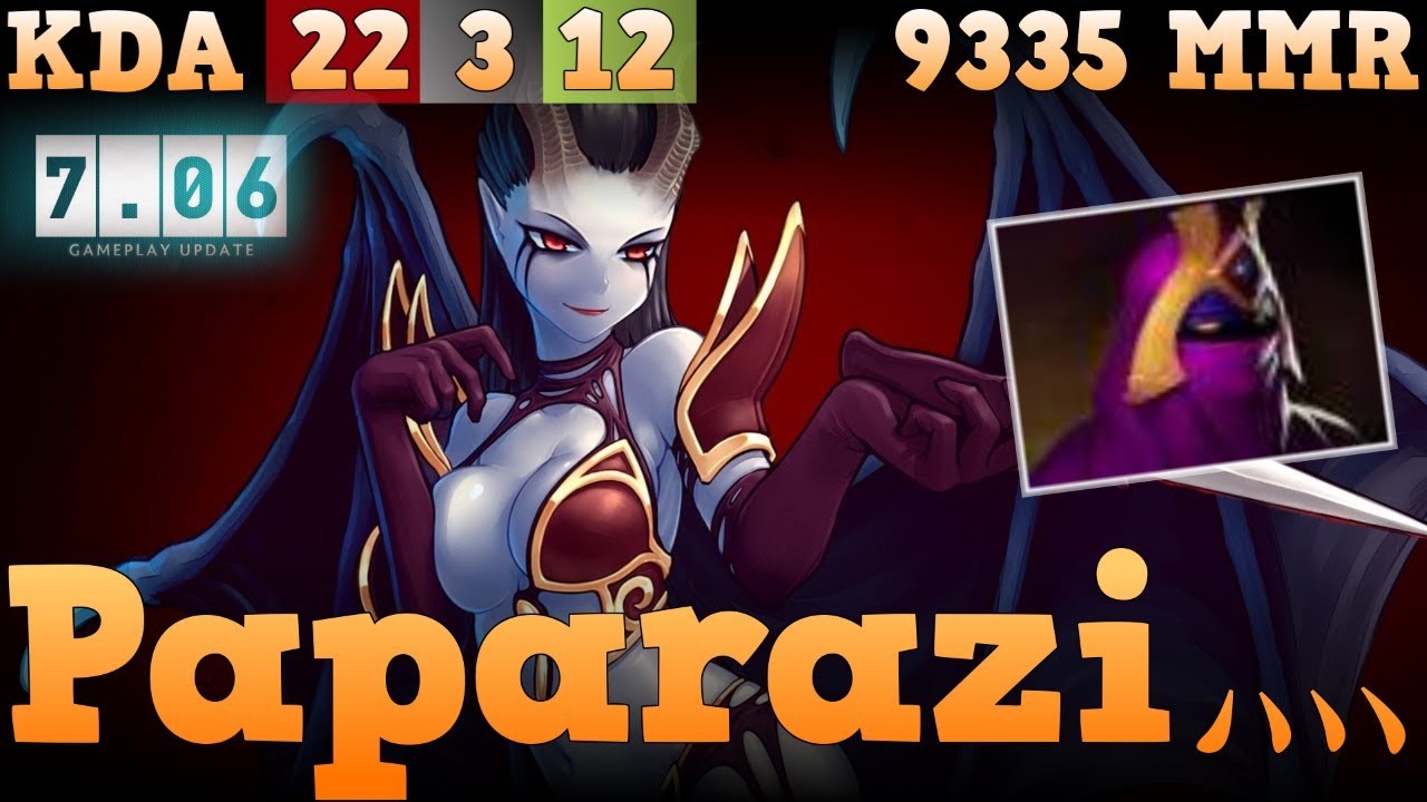 Paparazi plays Queen of Pain with Sccc – Dota 2 best team