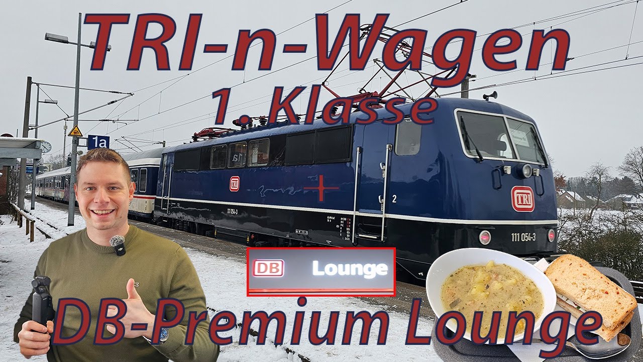 TRI S-Bahn mit N-Wagen in der 1. Klasse + DB Premium Lounge in Hannover