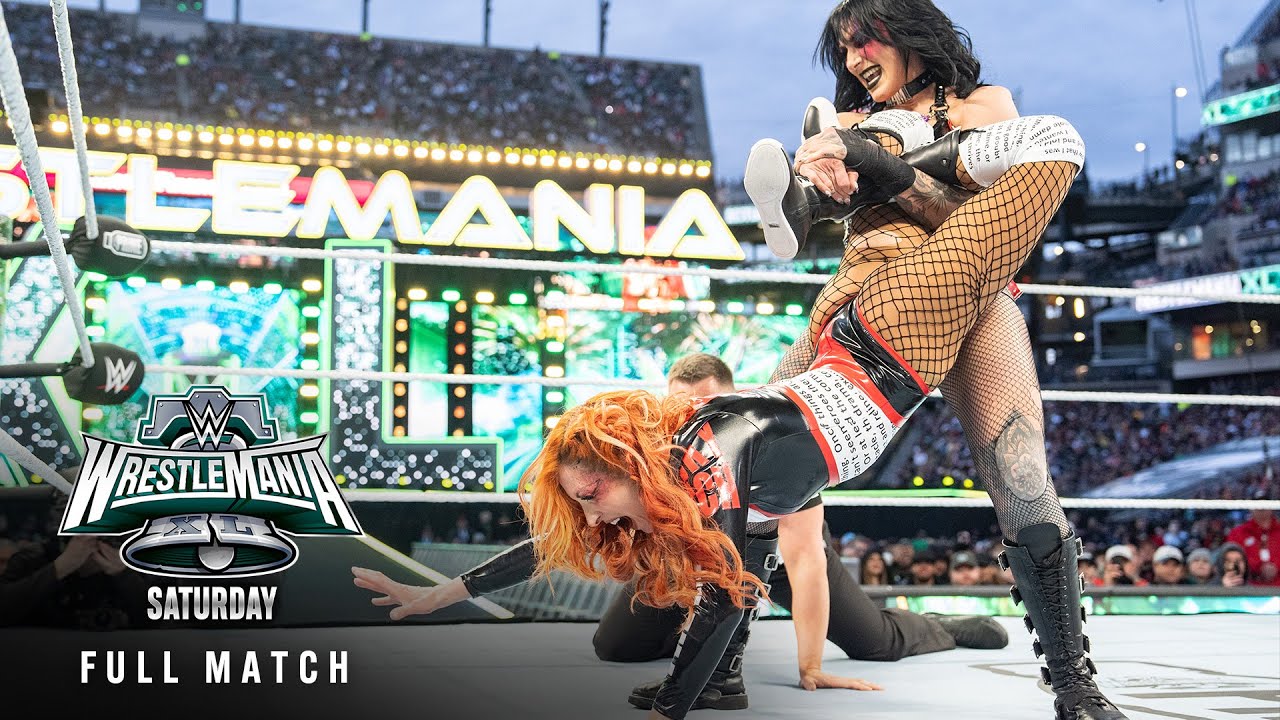 ПОЛНЫЙ МАТЧ: Риа Рипли против Бекки Линч – женский матч за титул чемпиона мира: WrestleMania XL, ...