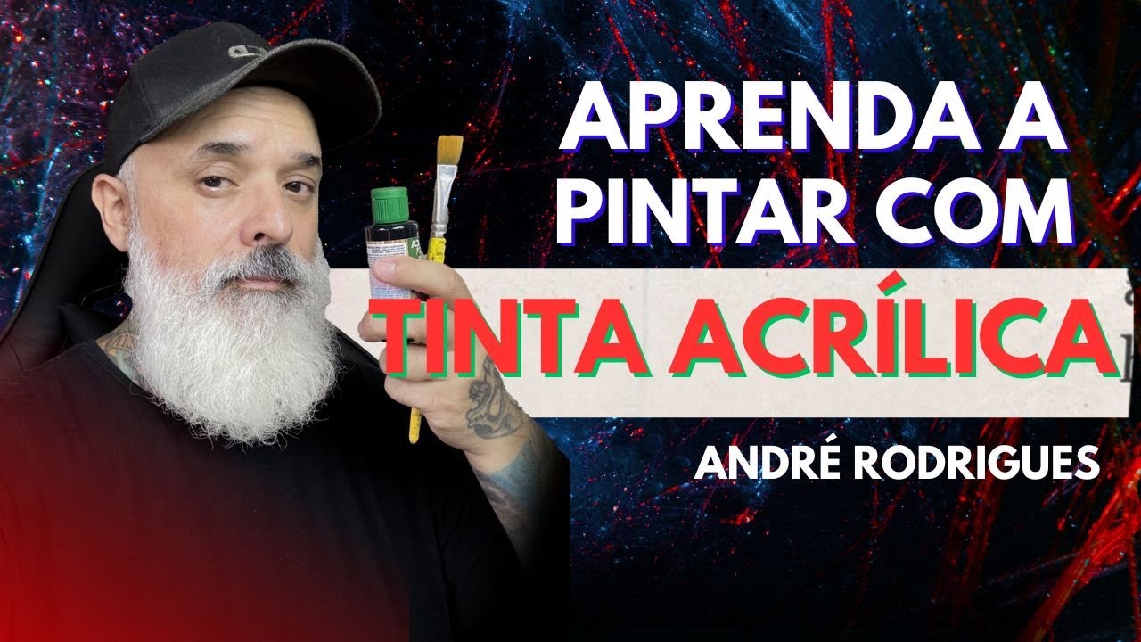 Aprender a pintar com tinta acrílica? Comece com esse vídeo! Parte 1