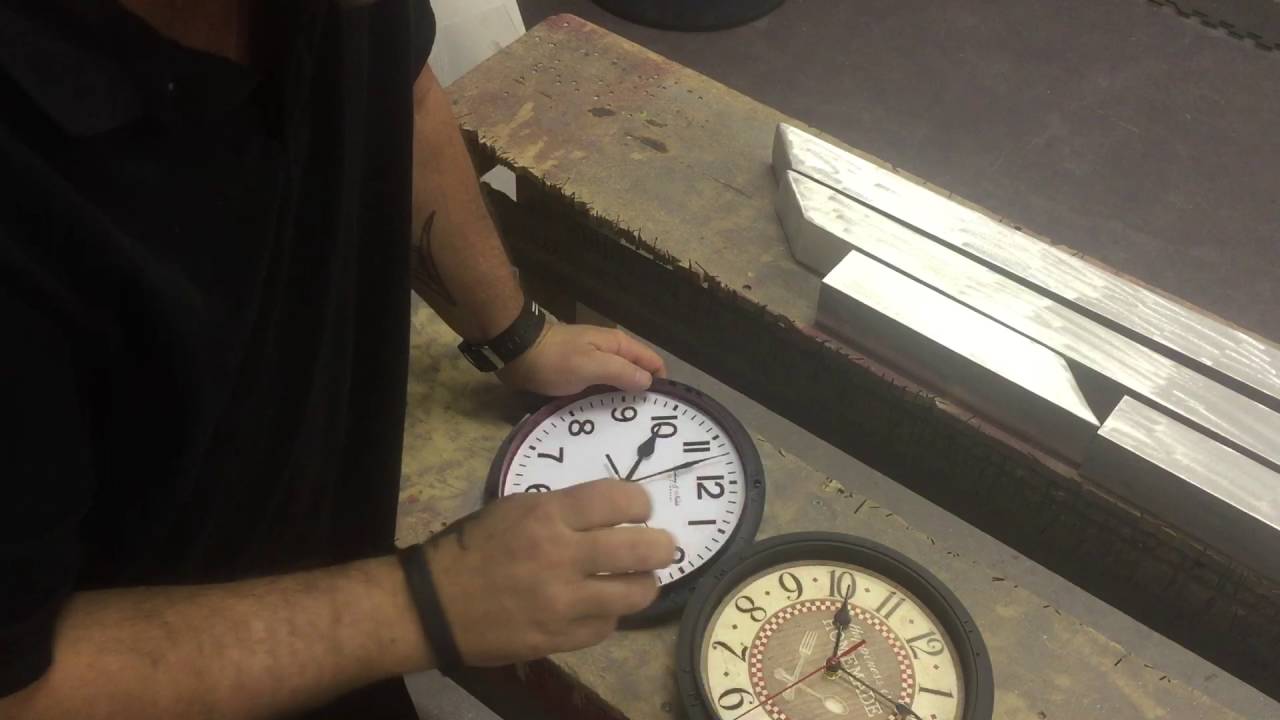 Replacing loose hands on clock that come loose during shipping