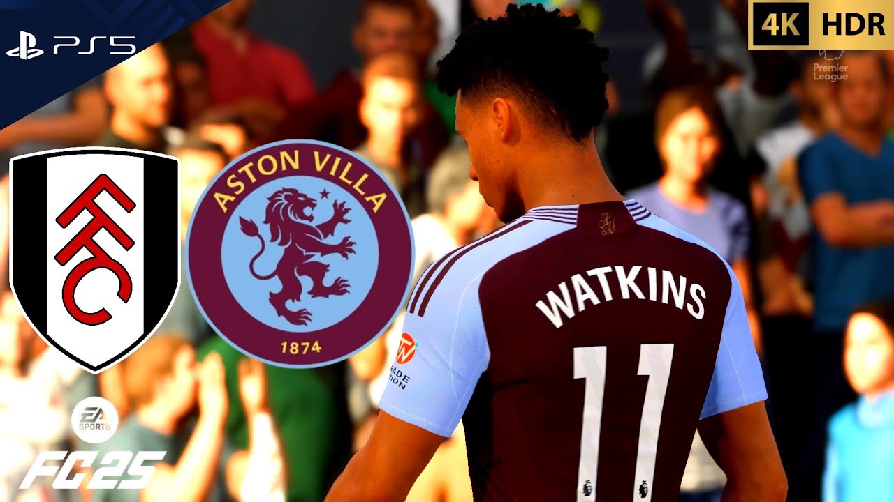 FC 25 - Fulham vs Aston Villa | Premier League 2024/25 | PS5™ [4K60]