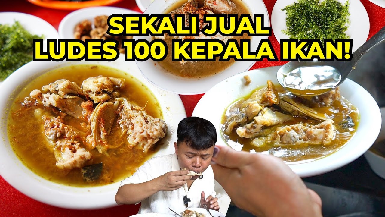 Pelopor Pallu Kaloa di Makassar! Sekali Jual Bisa Ngabisin 100 Kilo Kepala Ikan!