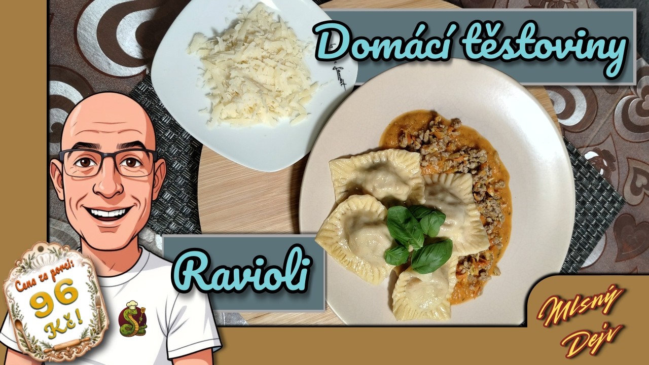 Domácí plněné těstoviny - Ravioli