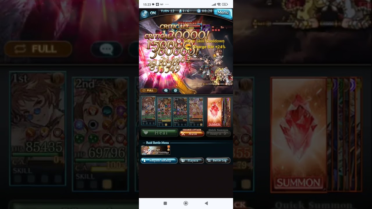 Granblue Fantasy - Lucilius (Hard) solo Earth