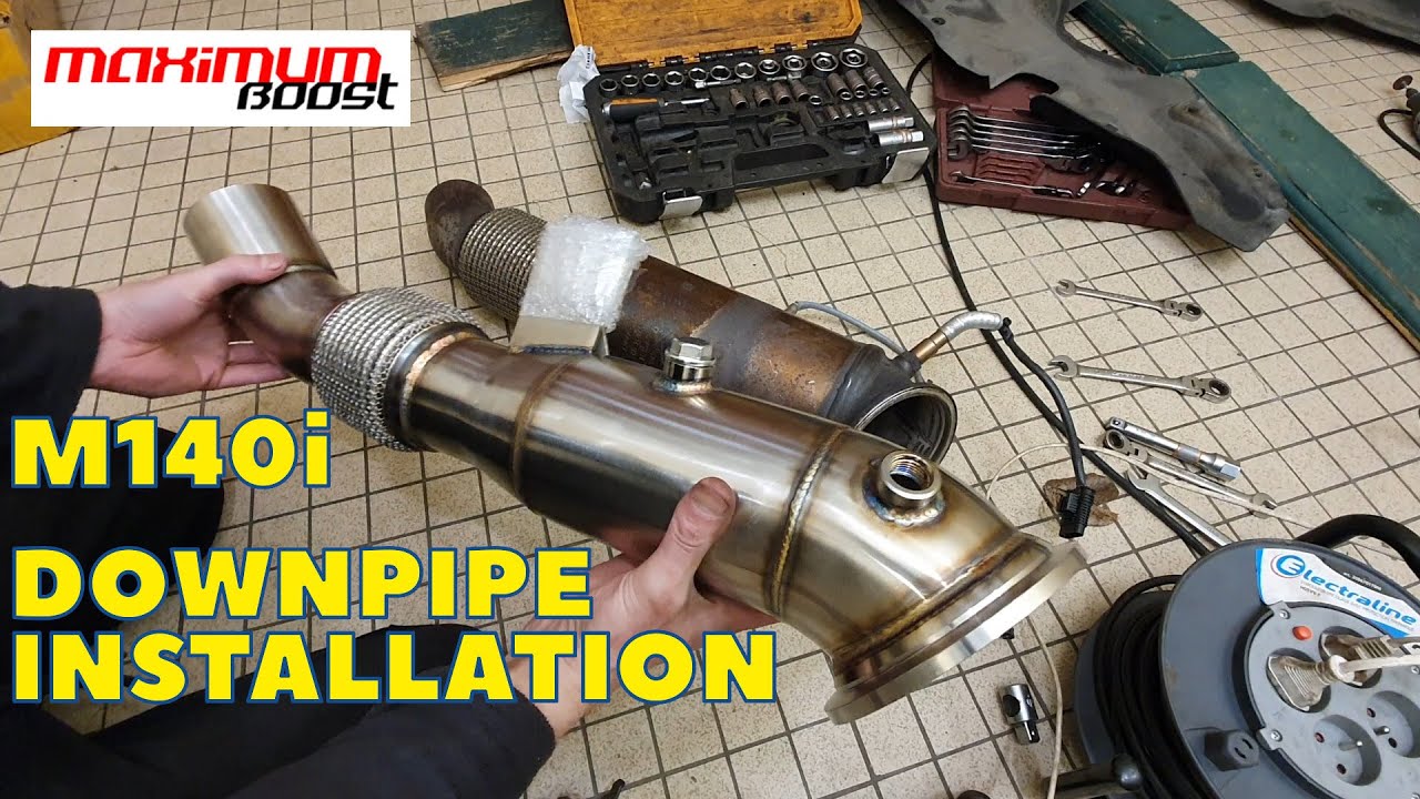 BMW M140i - Downpipe Installation - Dragy 100-200