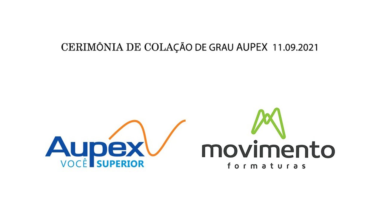 COLAÇÃO DE GRAU AUPEX - PEDAGOGIA E LETRAS - JOINVILLE