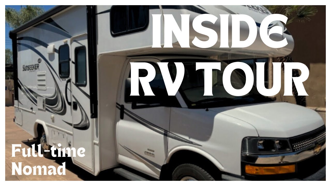 Inside tour of full-time RV’ers RV || RV’ing with Luck